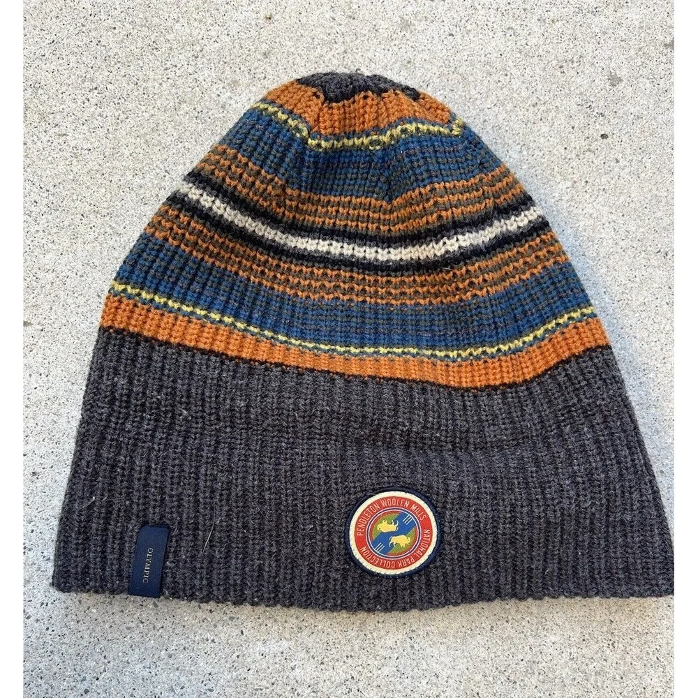Pendleton Woolen Mills Beanie Multicolor One Size Acrylic Foldable Outdoor OR
